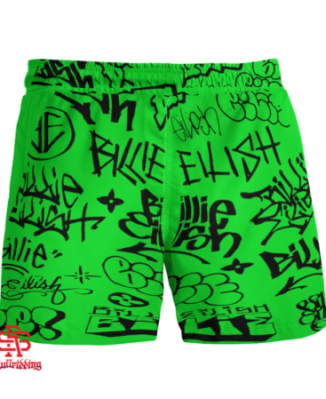 Billie Eilish Green Shorts